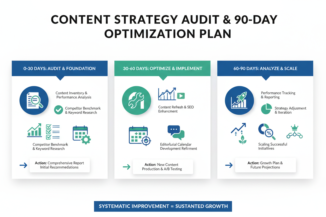 Content Strategy Audit & 90-Day Optimization Plan
